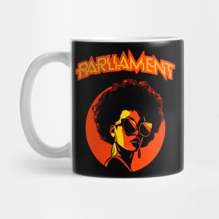 Retro Parliament Funkadelic Retro Afro Rock Music Satire Mug